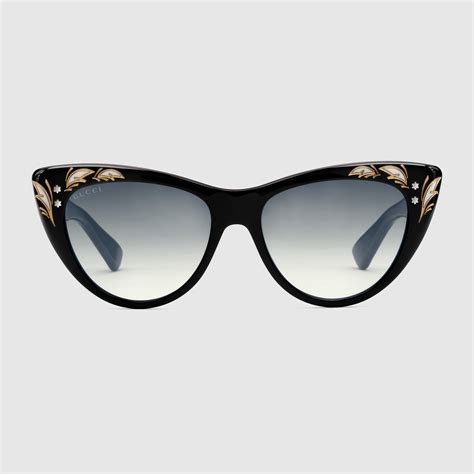 gucci cat-eye eyeglasses|oversized cat eye sunglasses gucci.